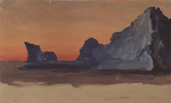 Frederic E.Church Icebergs at Midnight,Labrador oil painting image